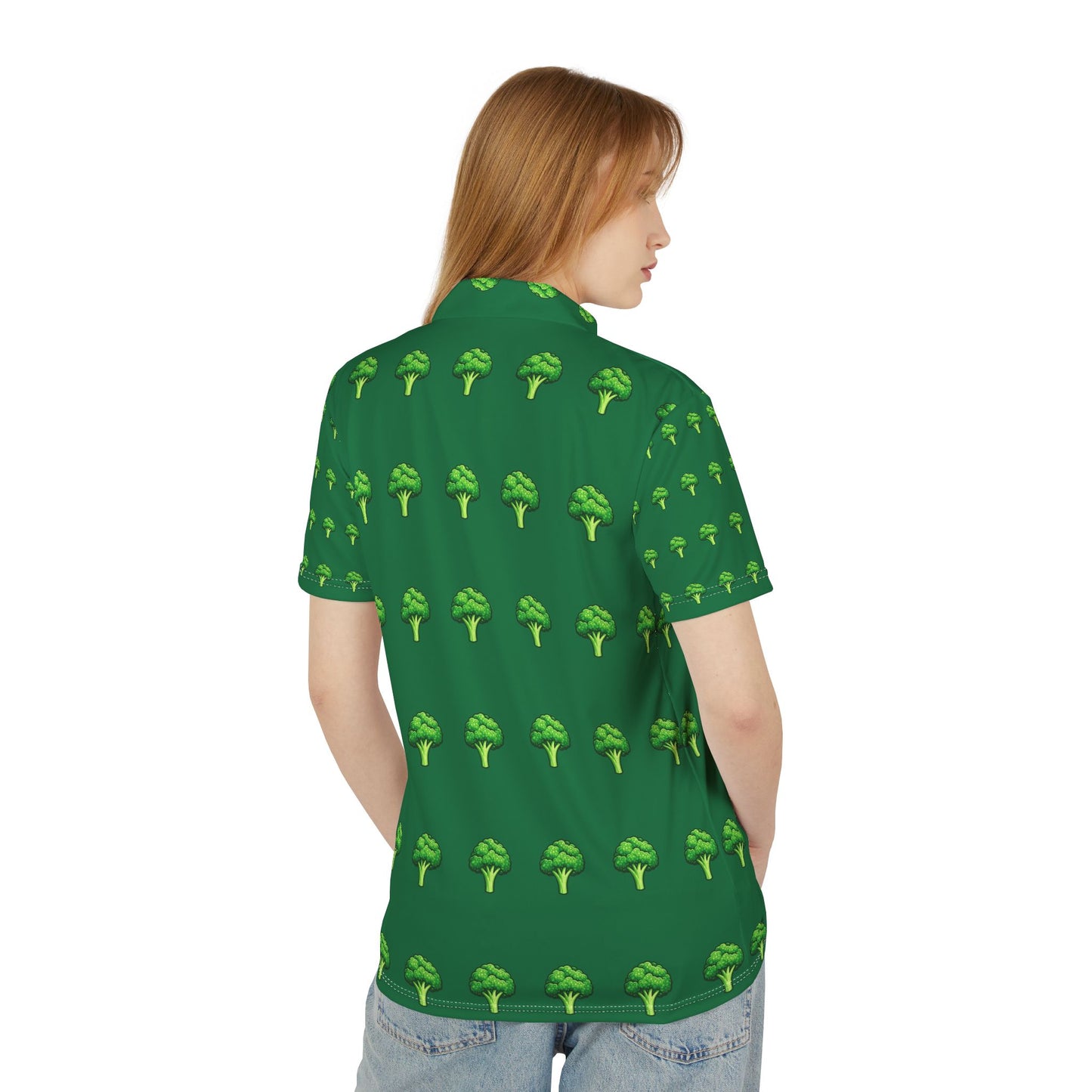 Sport Polo T Shirt — Fun Vegetable Print Golf Polo