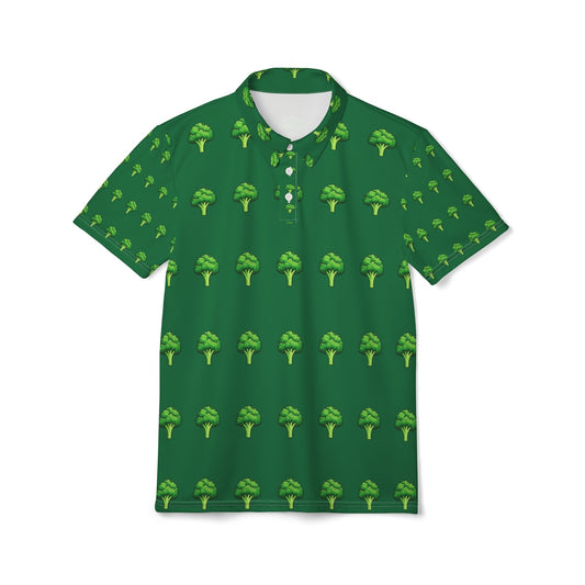 Sport Polo T Shirt — Fun Vegetable Print Golf Polo