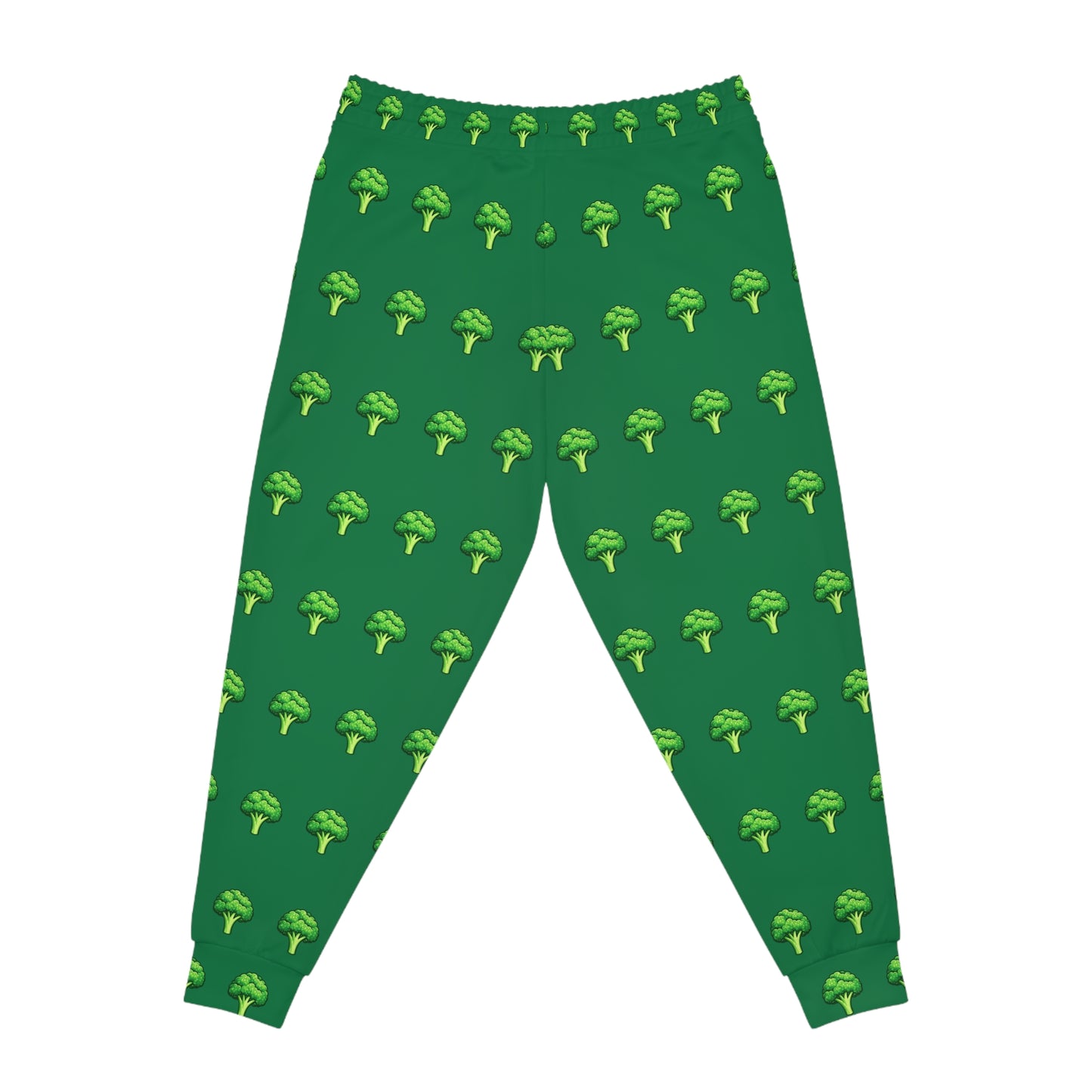 Broccoli Print Joggers — Fun Green Athletic Pants for Veggie Lovers